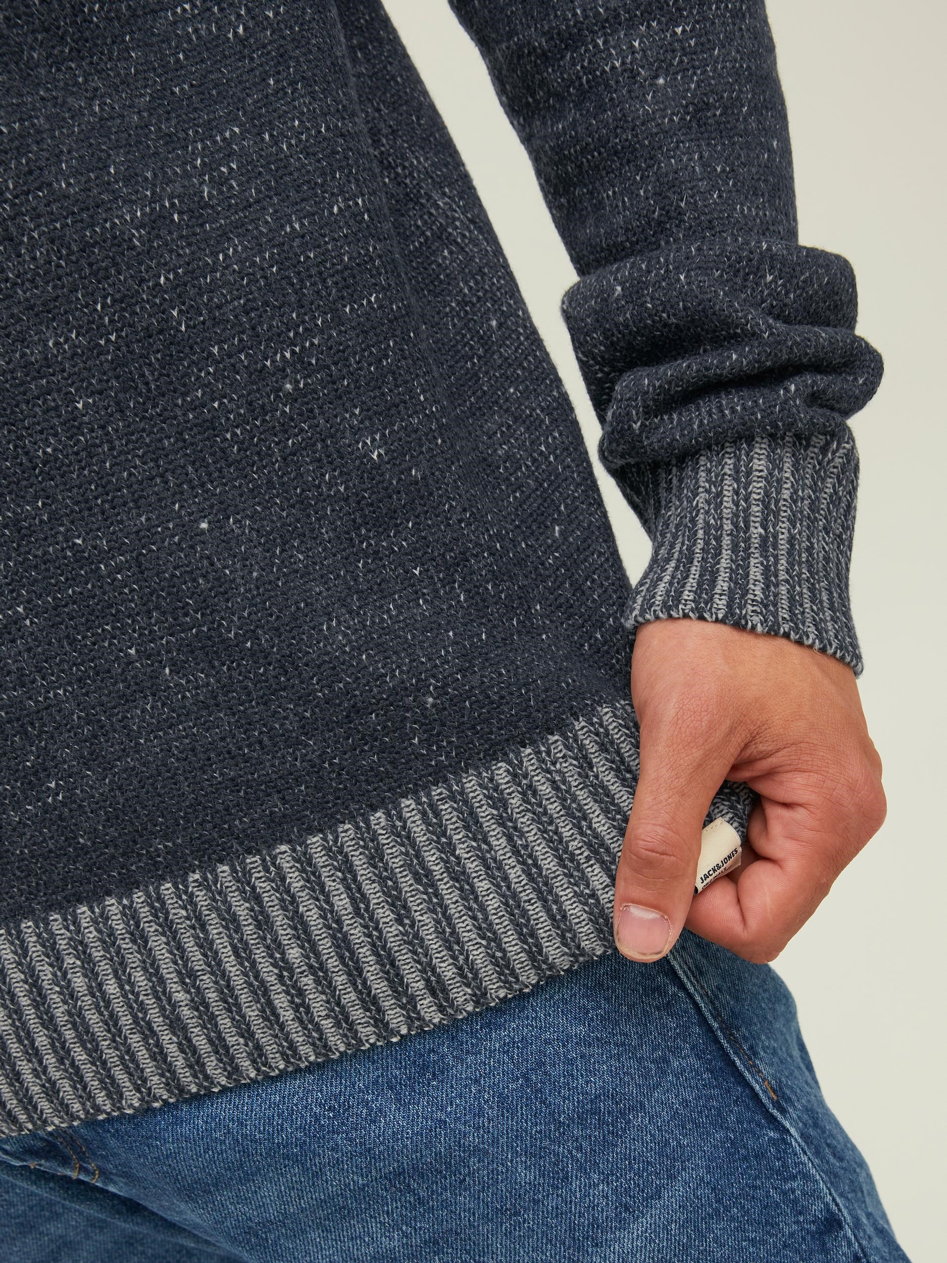 Jack Jones Erkek Kazak 12216006 Navy Blazer