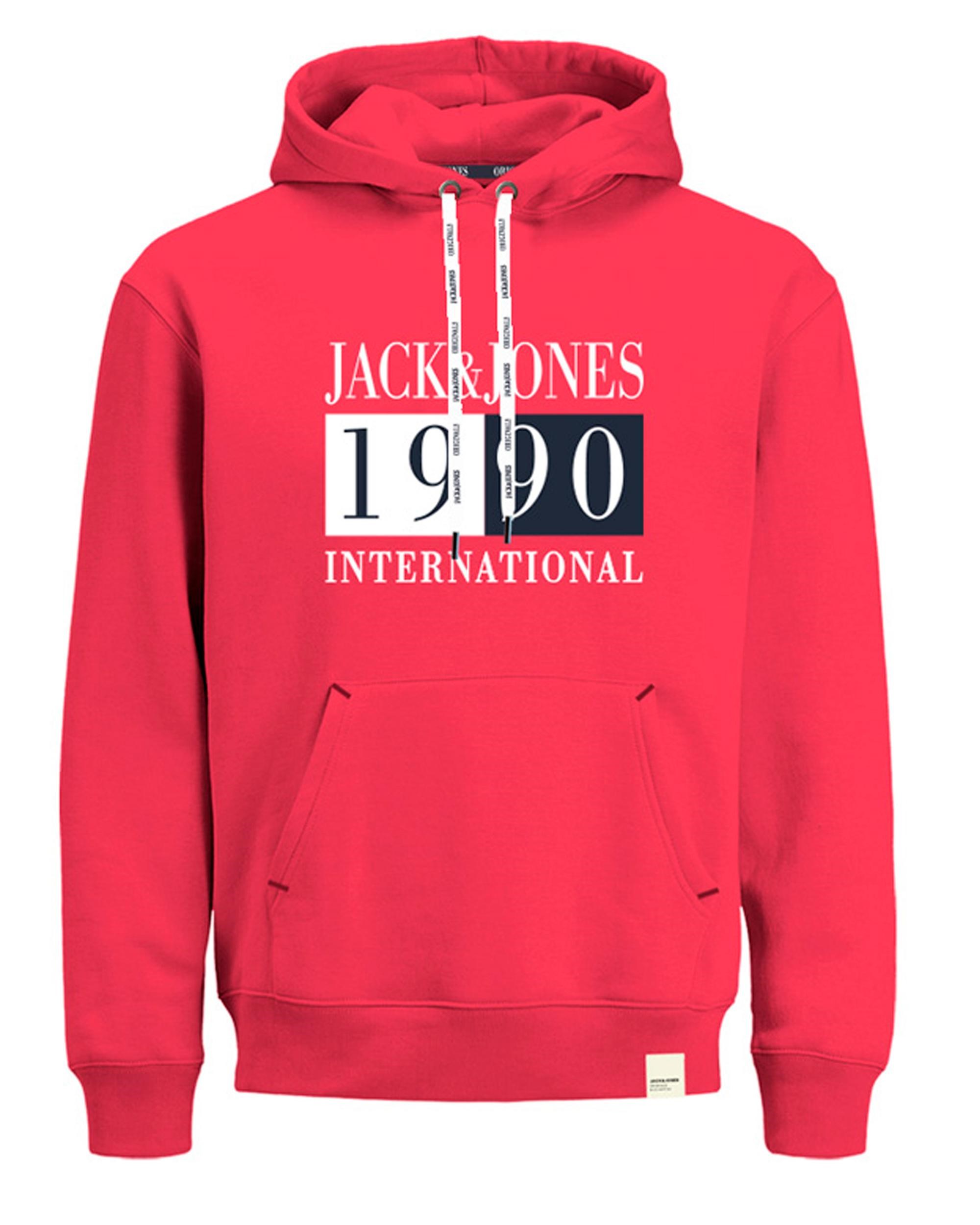 Jack Jones Erkek S-Shirt 12216055 Rococco Red