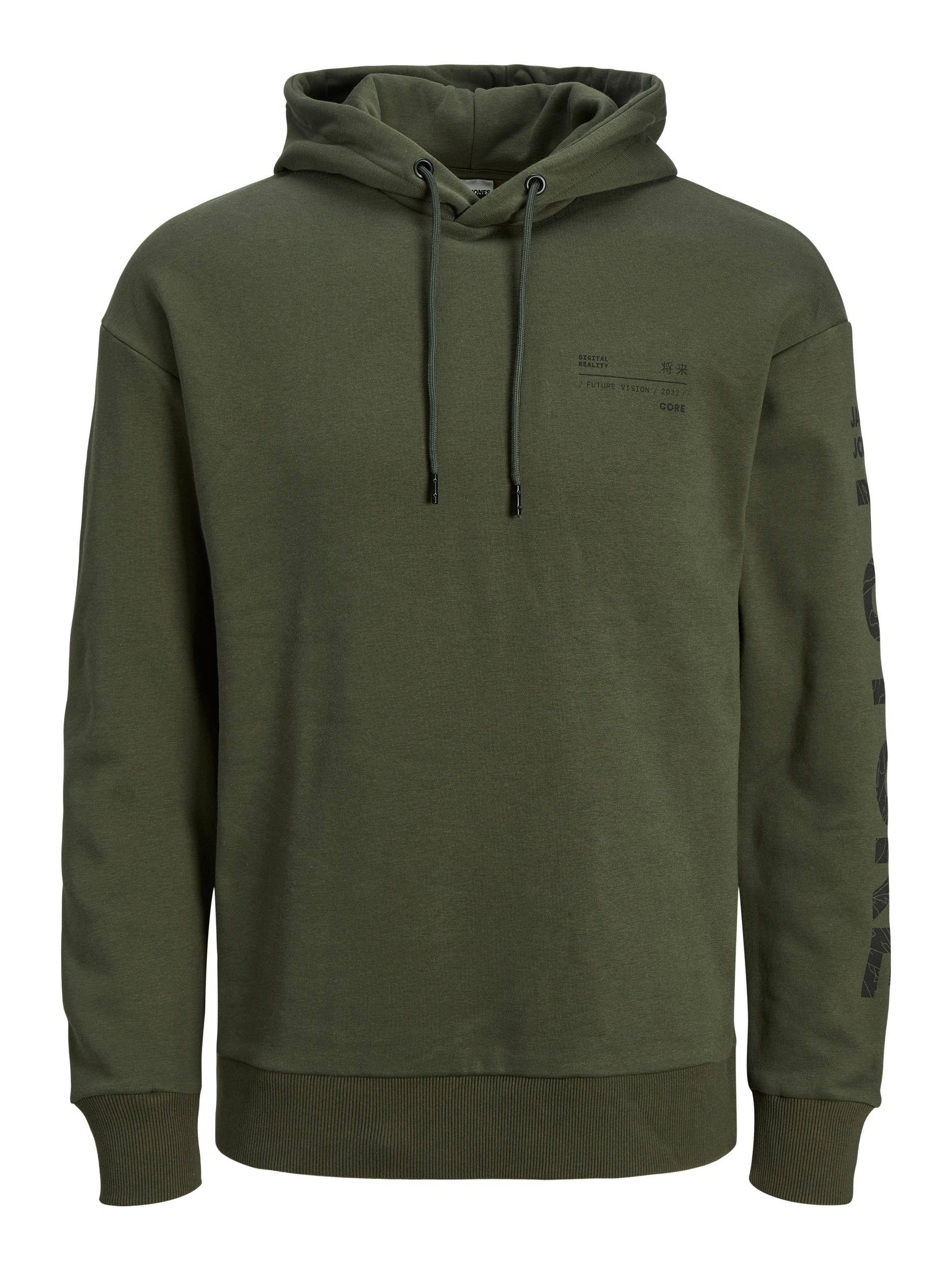 Jack Jones Erkek S-Shirt 12216279 Forest Night