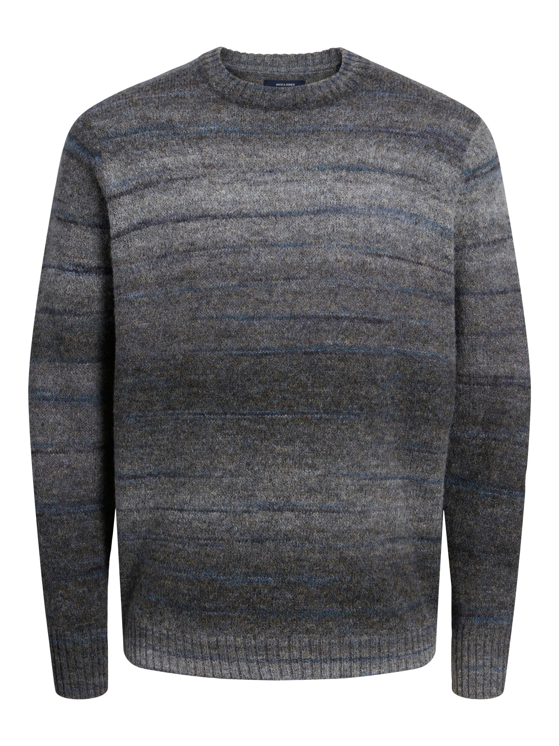 Jack Jones Erkek Kazak 12216376 Grey