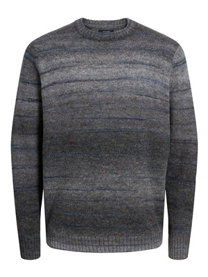 Jack Jones Erkek Kazak 12216376 Grey