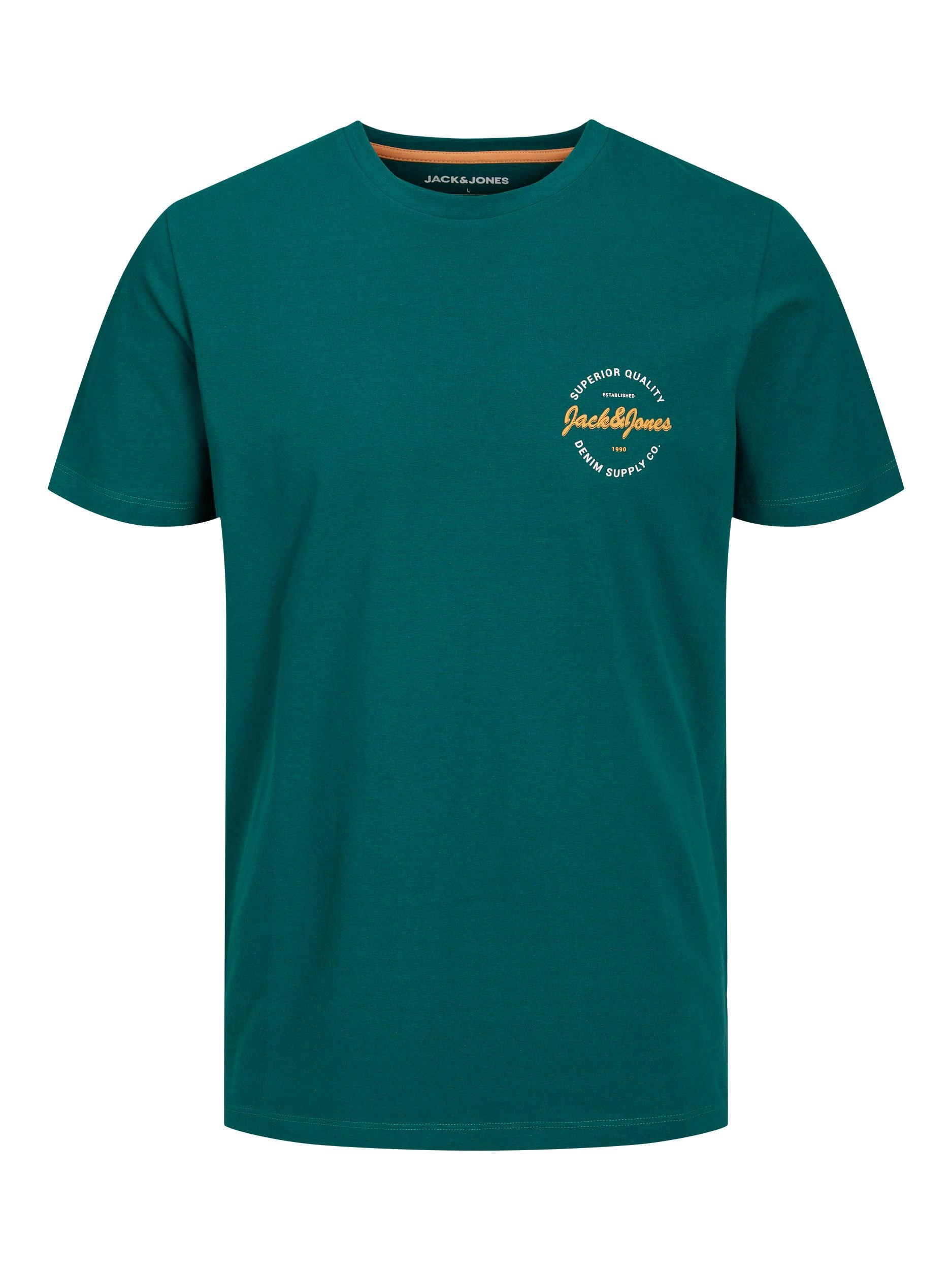 Jack Jones Erkek T-Shirt 12222339 Storm