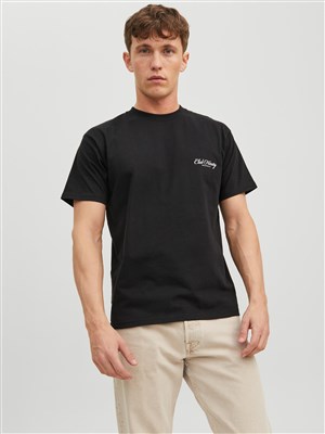 Jack Jones Erkek T-Shirt 12227699 Black