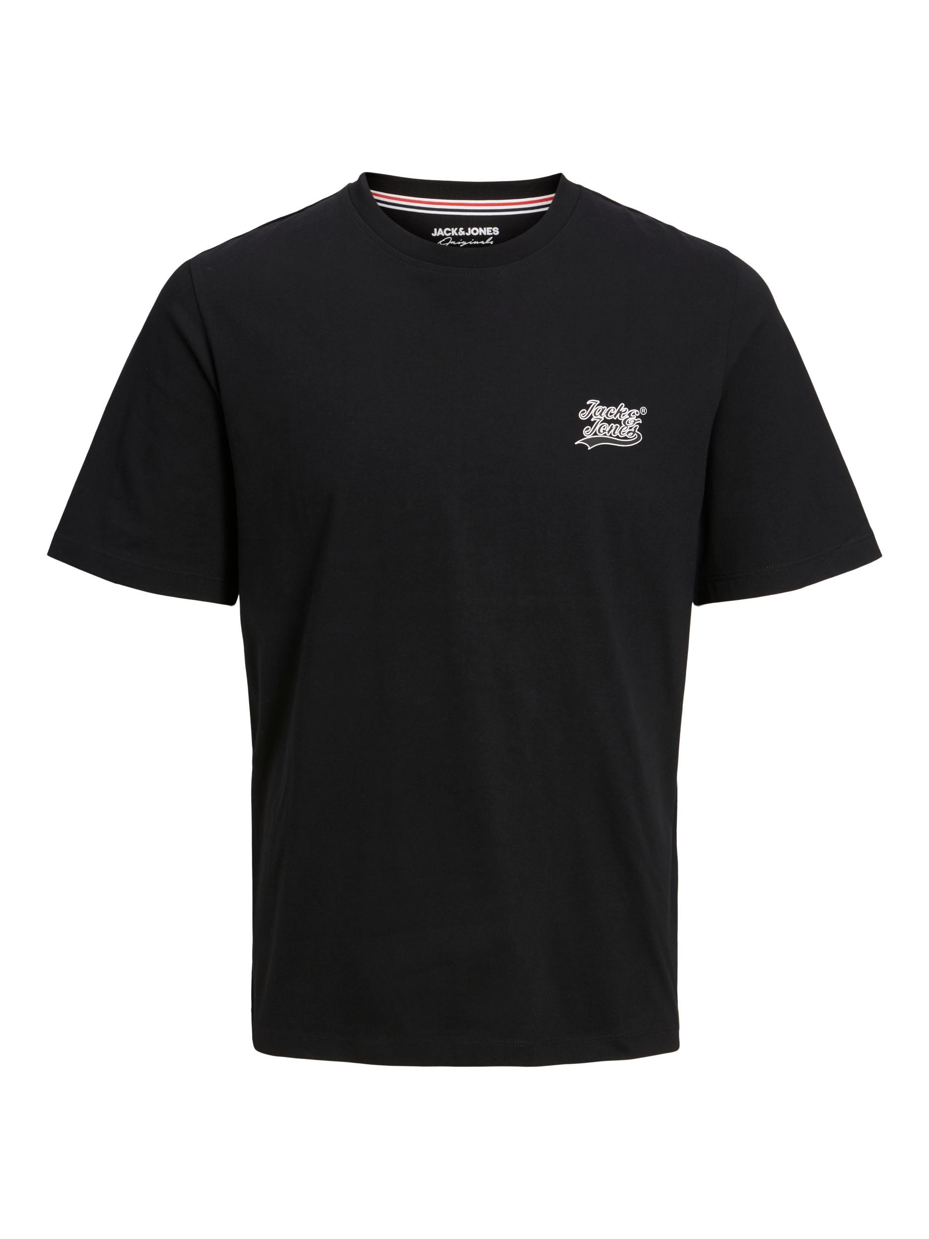 Jack Jones Erkek T-Shirt 12227773 Black