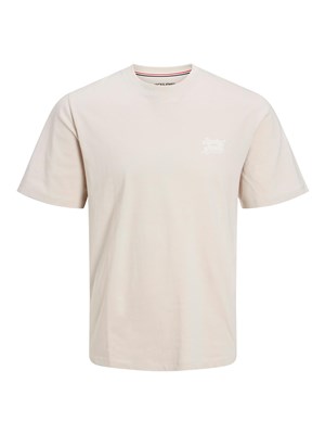 Jack Jones Erkek T-Shirt 12227773 Moonbeam