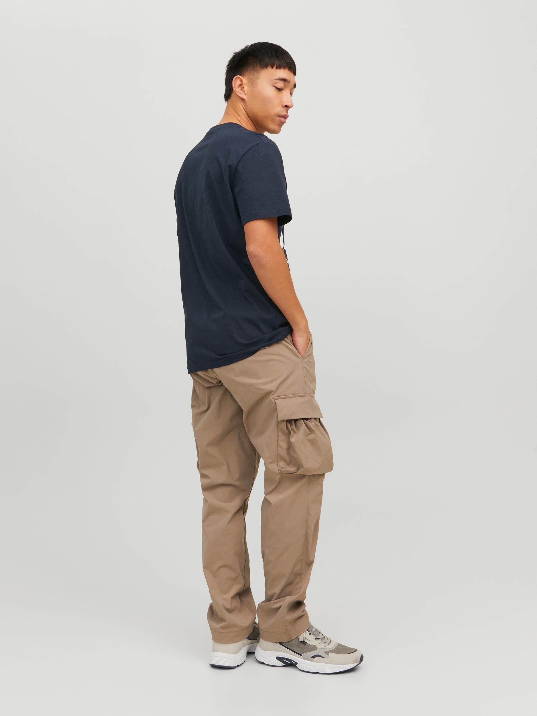 Jack Jones Erkek T-Shirt 12228391 Navy Blazer