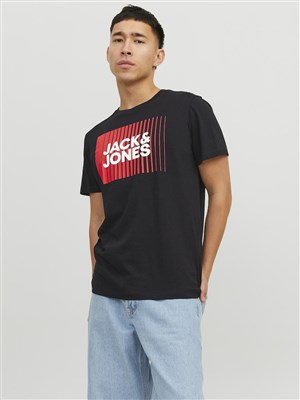 Jack Jones Erkek T-Shirt 12233999 Black