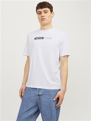 Jack Jones Erkek T-Shirt 12233999 White