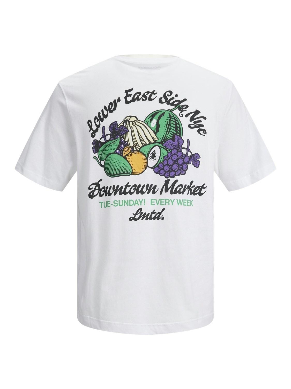 Jack Jones Erkek T-Shirt 12235304 Bright White