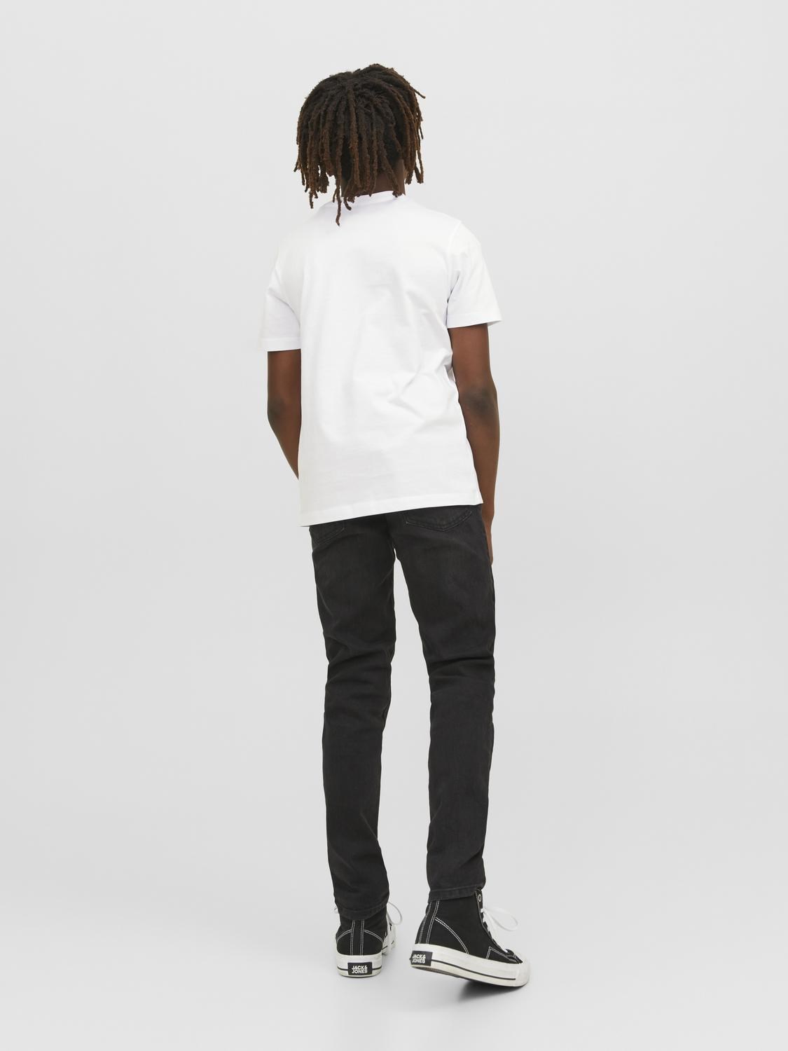 Jack Jones Erkek Çocuk T-Shirt 12237411 White