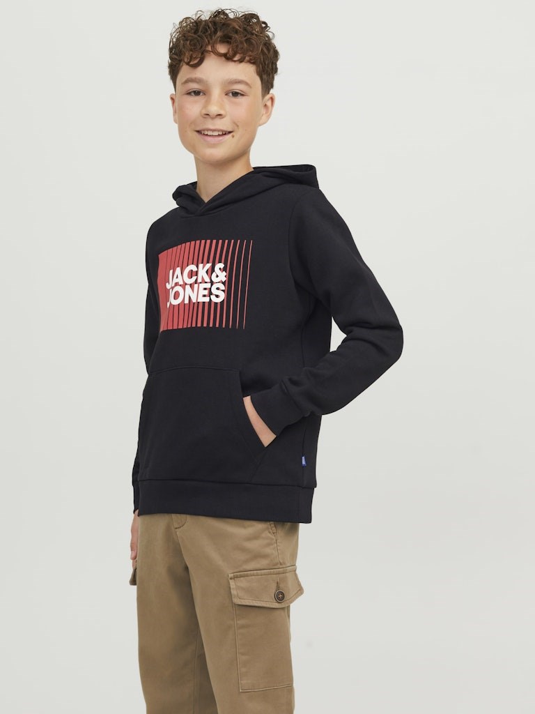 Jack Jones Erkek Çocuk S-Shirt 12237459 Black
