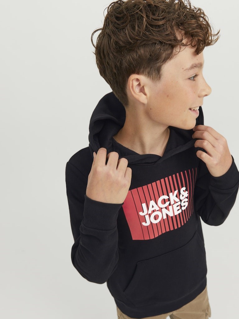 Jack Jones Erkek Çocuk S-Shirt 12237459 Black