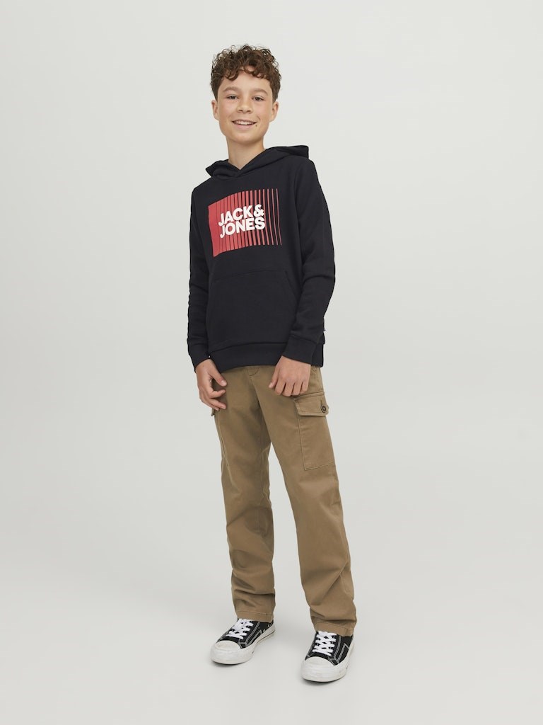 Jack Jones Erkek Çocuk S-Shirt 12237459 Black