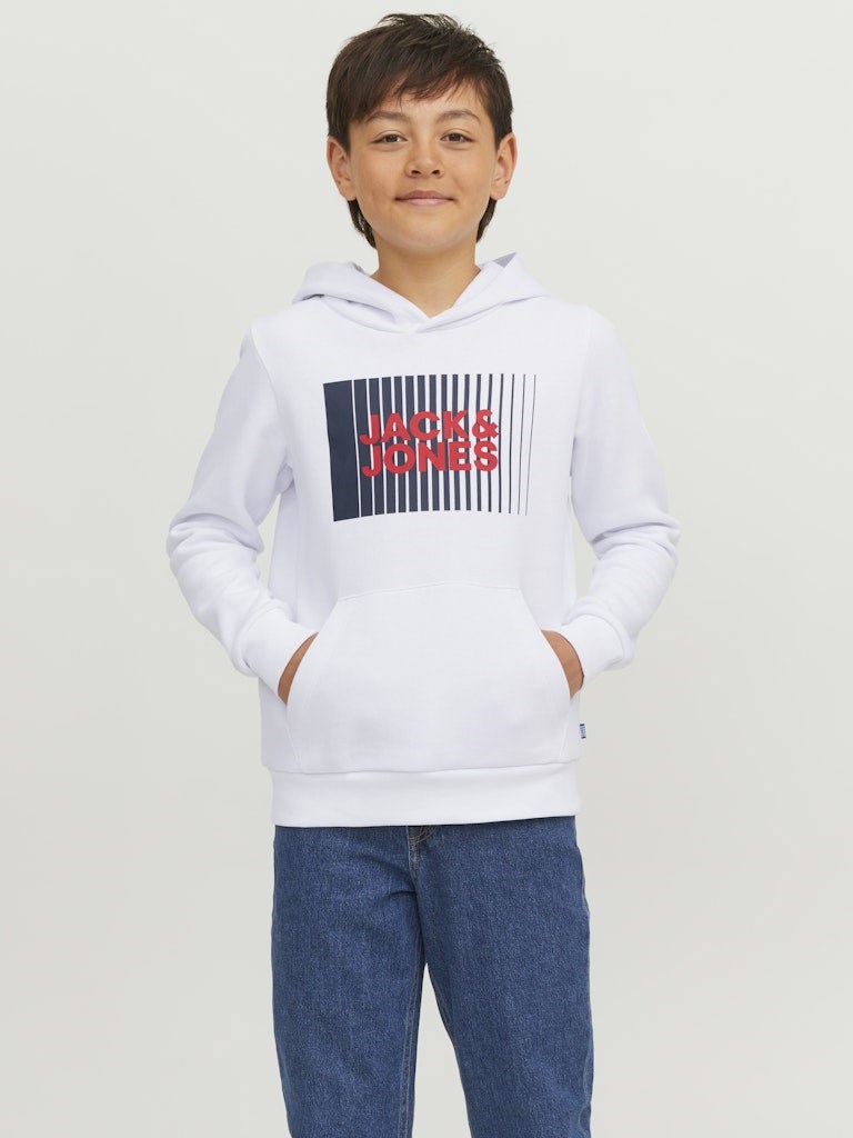 Jack Jones Erkek Çocuk S-Shirt 12237459 White