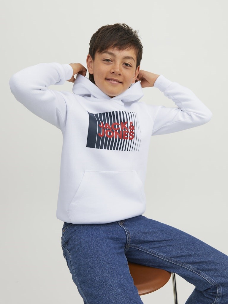 Jack Jones Erkek Çocuk S-Shirt 12237459 White