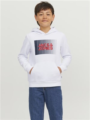 Jack Jones Erkek Çocuk S-Shirt 12237459 White