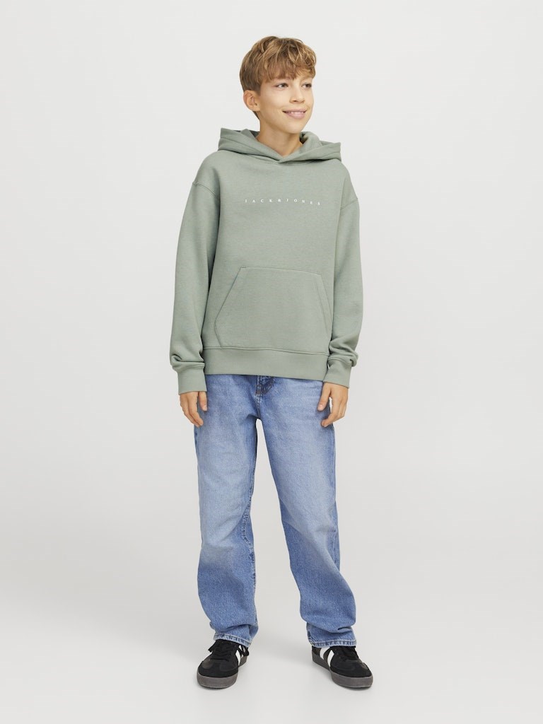 Jack Jones Erkek Çocuk S-Shirt 12237468 Iceberg Green