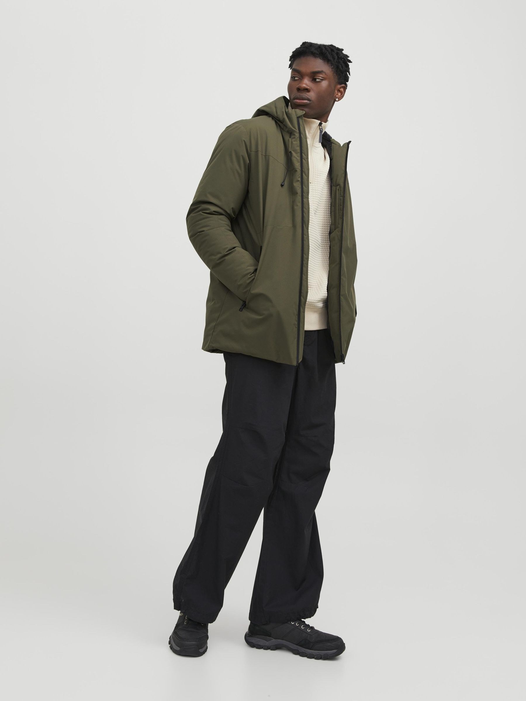 Jack Jones Erkek Ceket 12243225 Olive Night