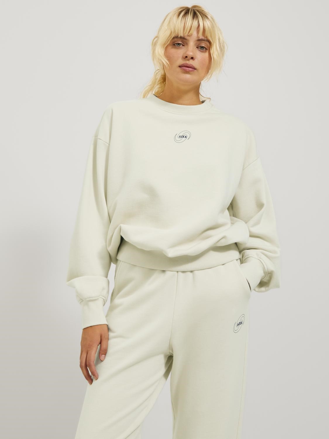 JJXX Kadın S-Shirt 12244363 Bone White
