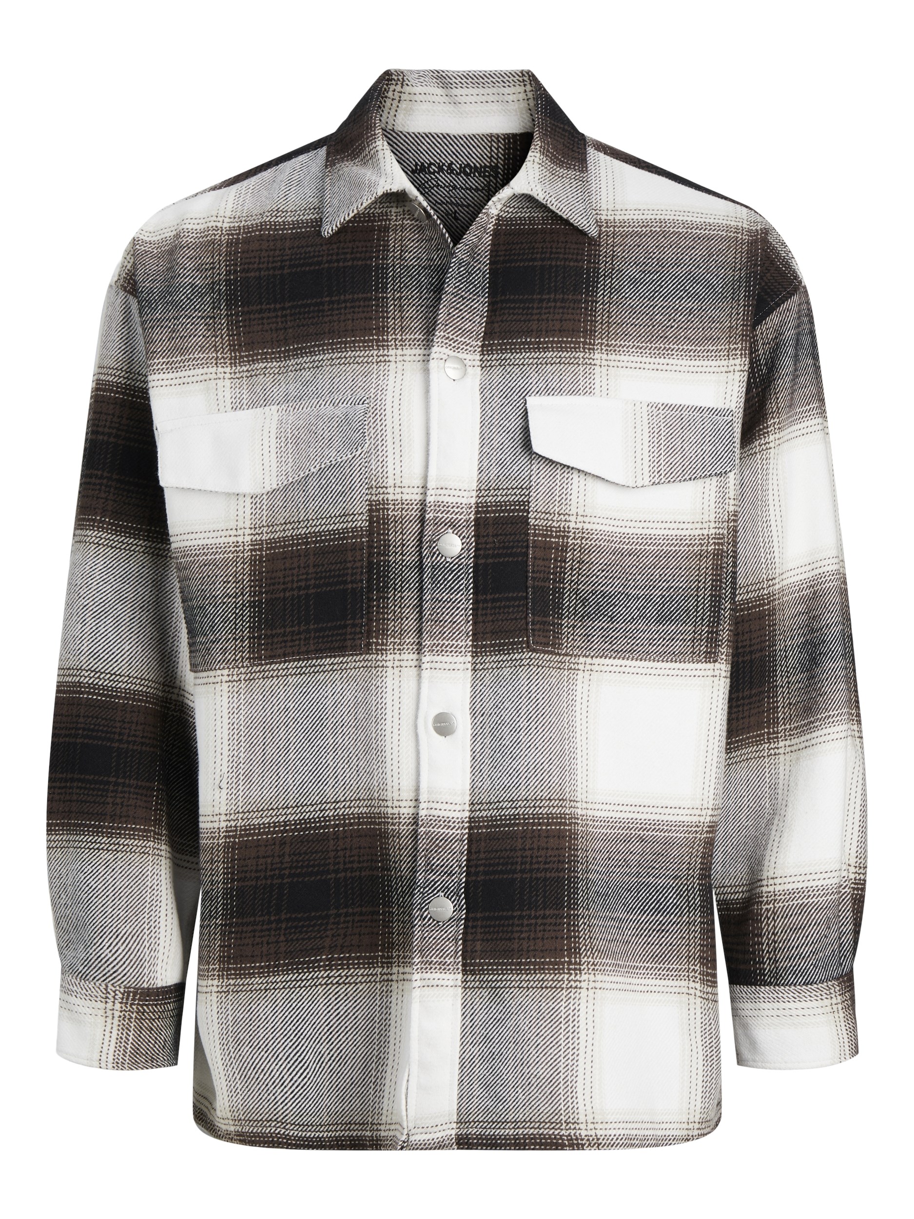 Jack Jones Erkek Gömlek 12246825 Chocolate Brown