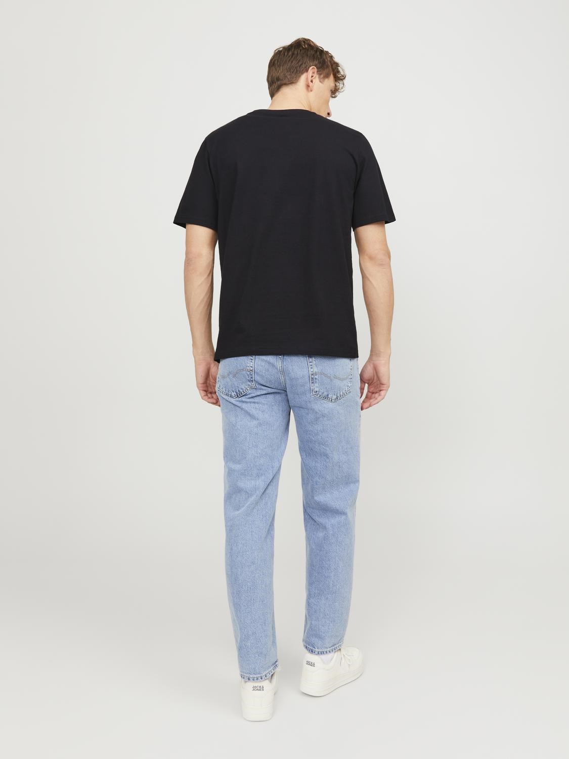Jack Jones Erkek T-Shirt 12250411 Black
