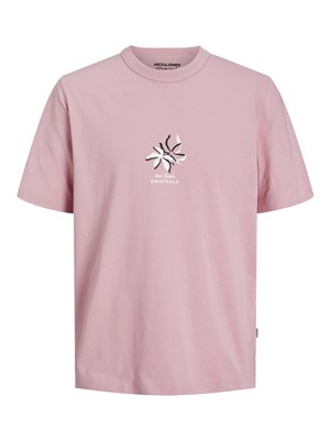 Jack Jones Erkek T-Shirt 12251966 Pink Nectar