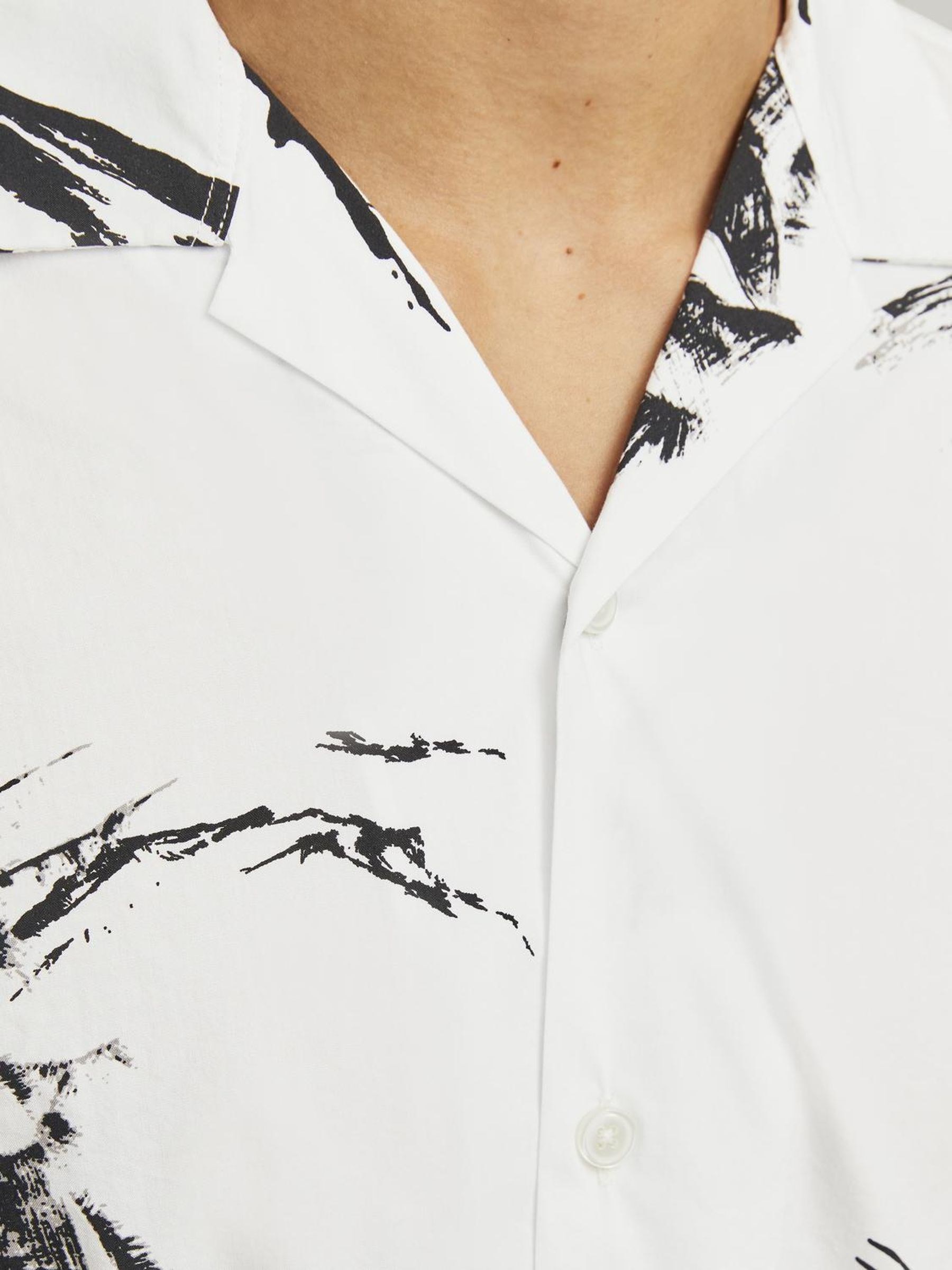 Jack Jones Erkek Gömlek 12252948 Bright White