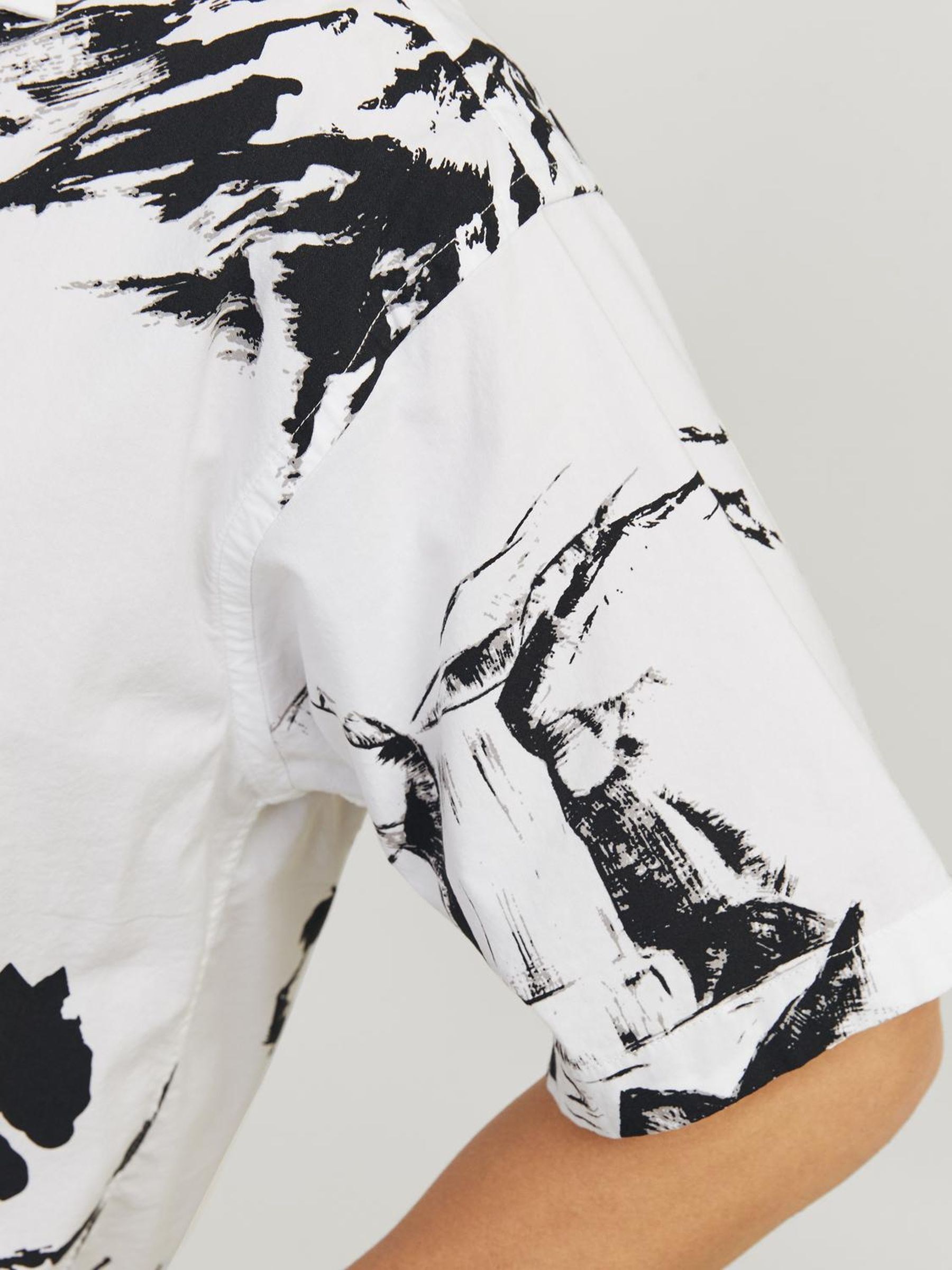 Jack Jones Erkek Gömlek 12252948 Bright White