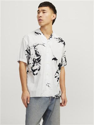 Jack Jones Erkek Gömlek 12252948 Bright White