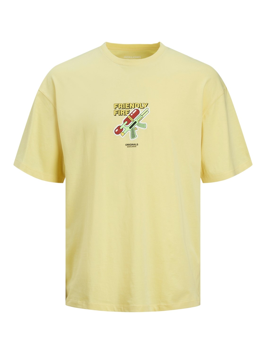 Jack Jones Erkek T-Shirt 12254169 Italian Straw