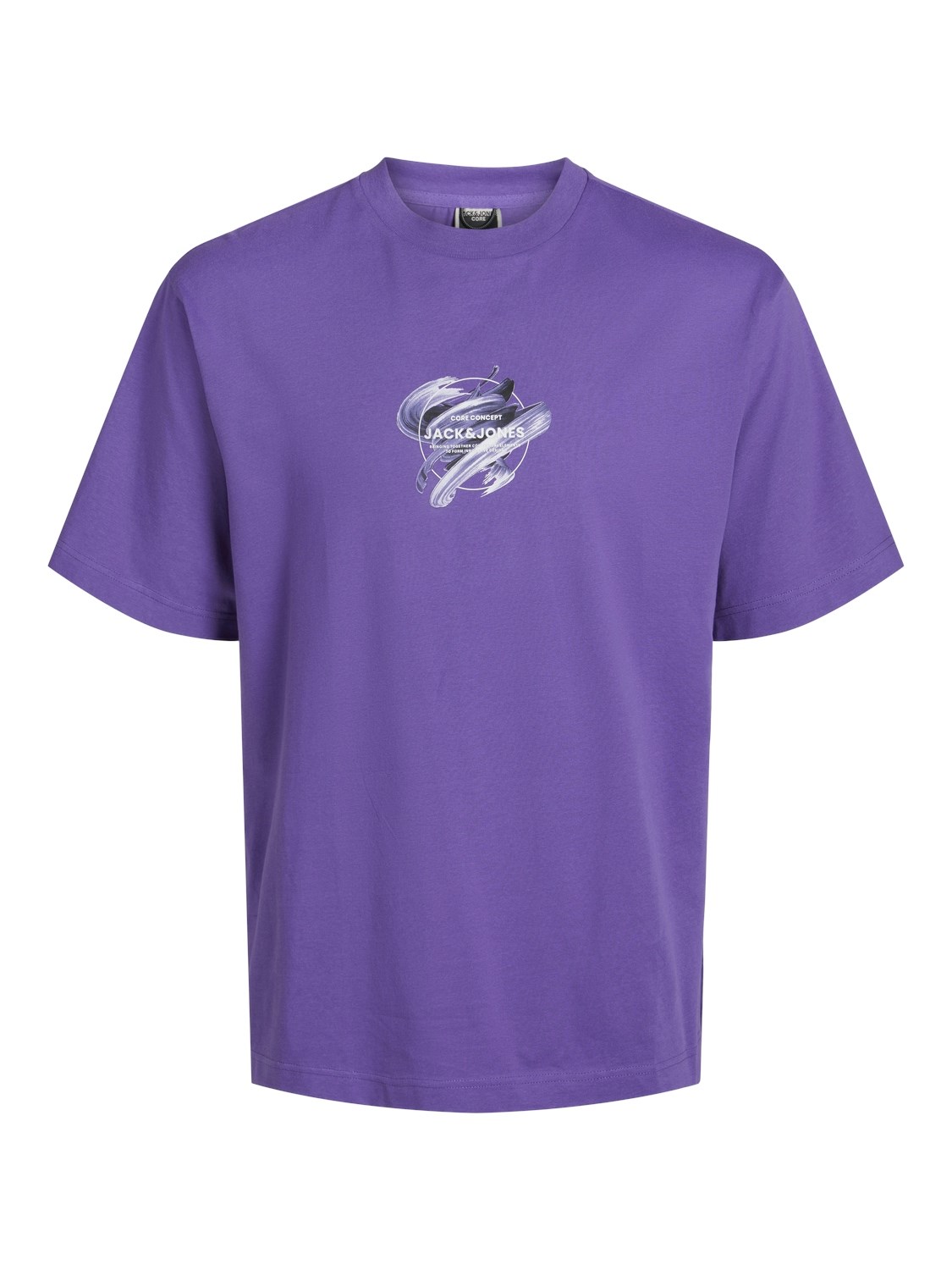 Jack Jones Erkek T-Shirt 12254609 Deep Lavender
