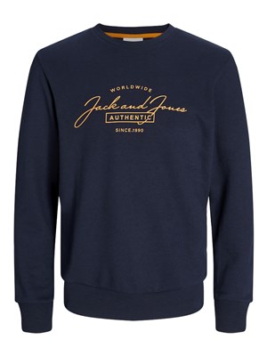 Jack Jones Erkek S-Shirt 12256837 Navy Blazer