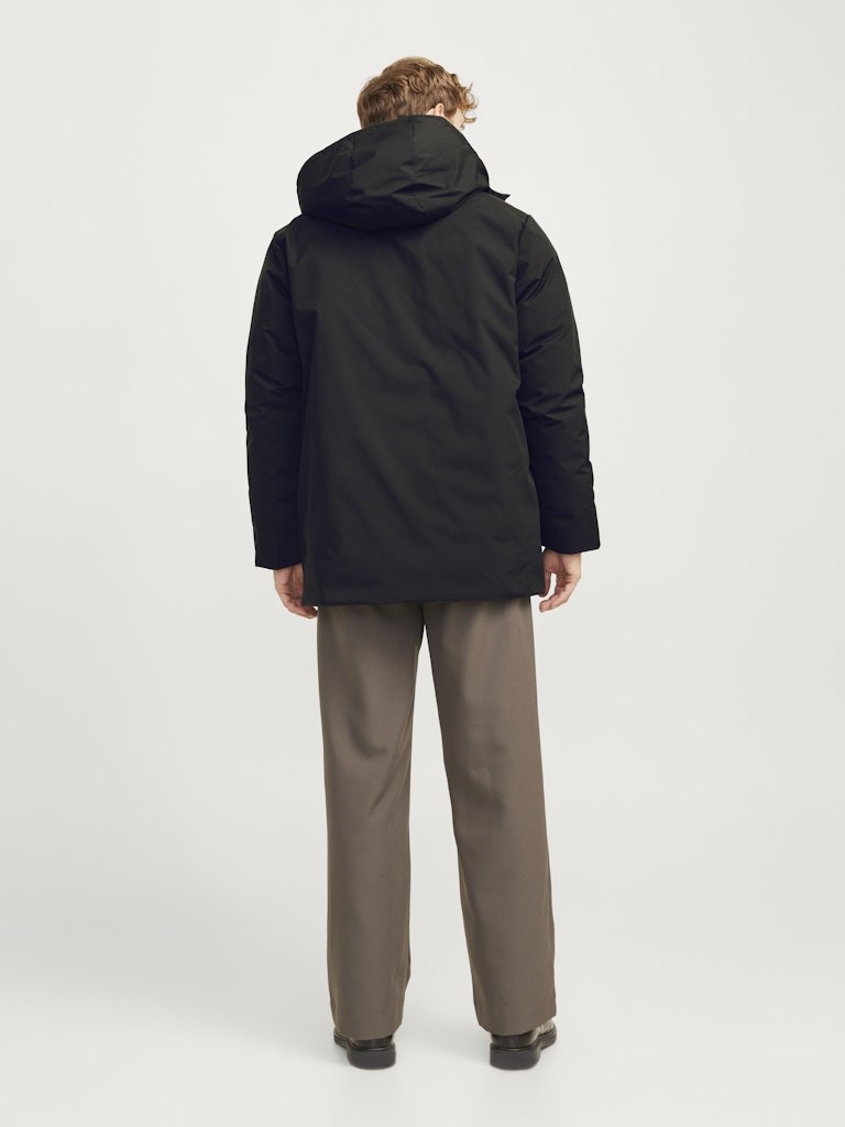 Jack Jones Erkek Parka 12256884 Black