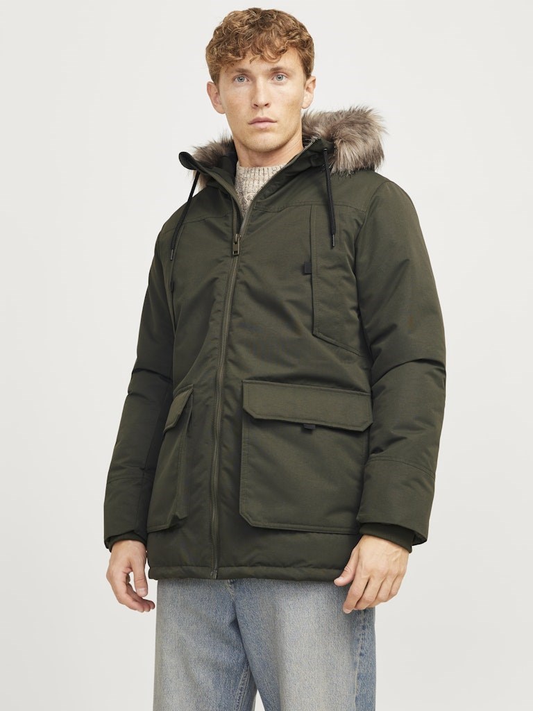 Jack Jones Erkek Parka 12258406 Rosin