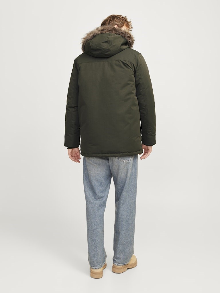Jack Jones Erkek Parka 12258406 Rosin