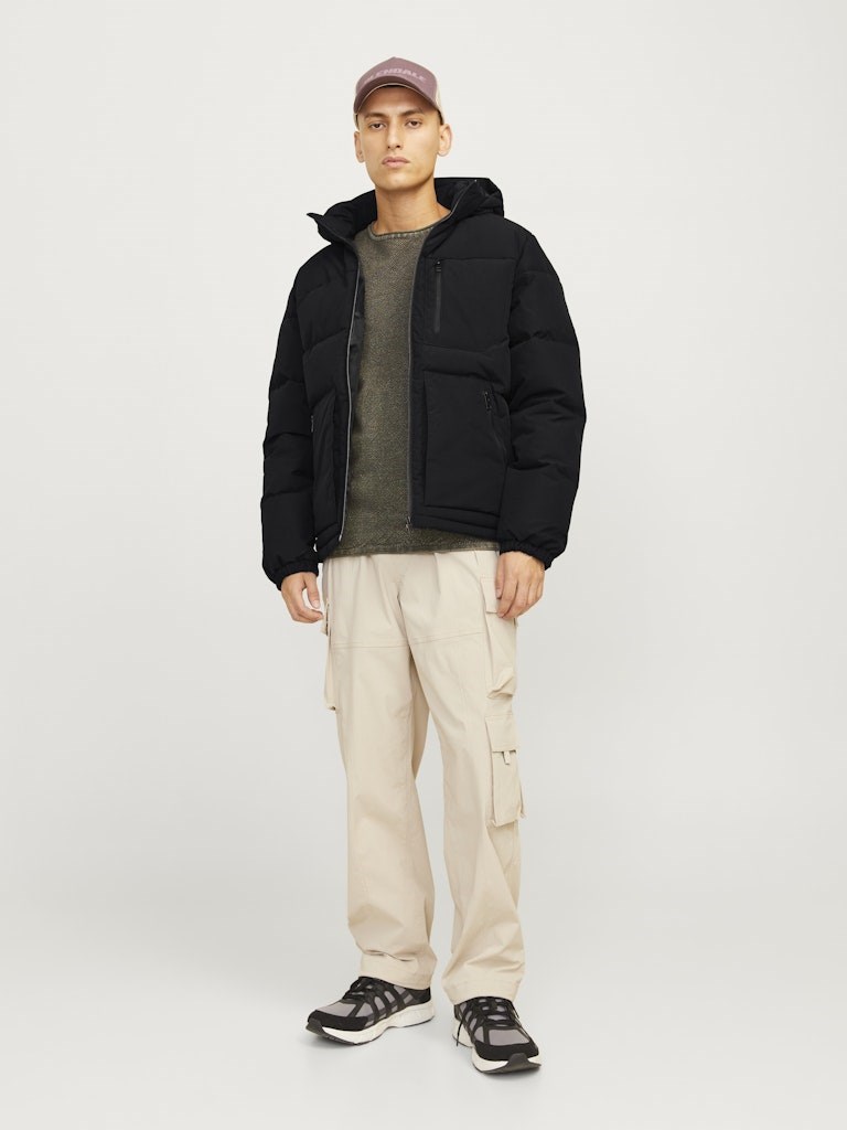 Jack Jones Erkek Mont 12258416 Black