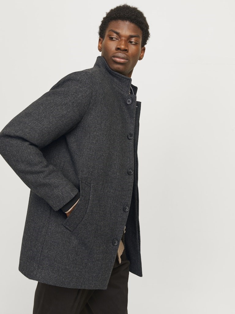 Jack Jones Erkek Ceket 12258674 Dark Grey Melange