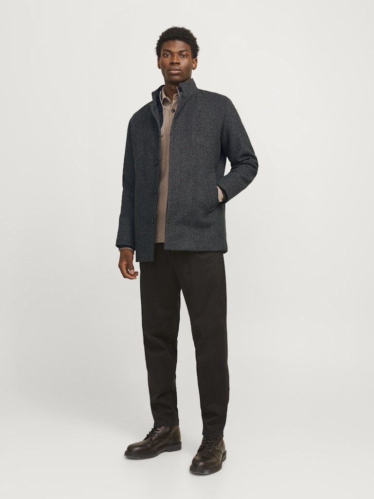 Jack Jones Erkek Ceket 12258674 Dark Grey Melange