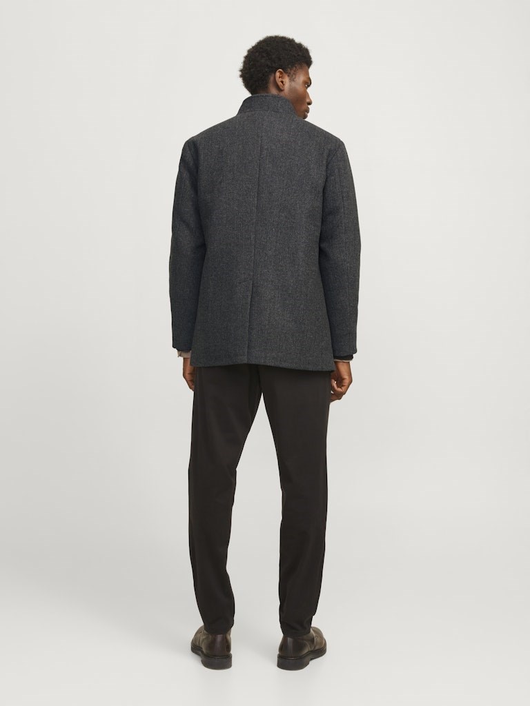 Jack Jones Erkek Ceket 12258674 Dark Grey Melange