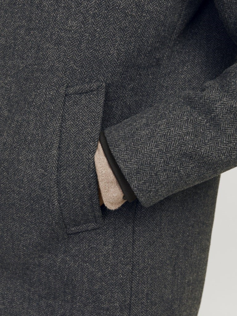 Jack Jones Erkek Ceket 12258674 Dark Grey Melange
