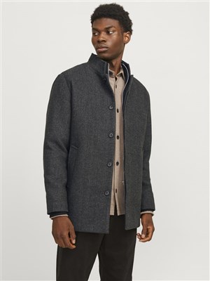 Jack Jones Erkek Ceket 12258674 Dark Grey Melange