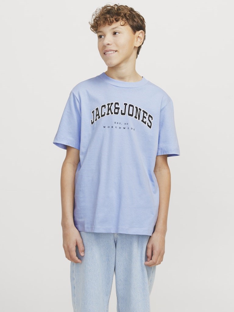 Jack Jones Erkek Çocuk T-Shirt 12258924 Chambray Blue