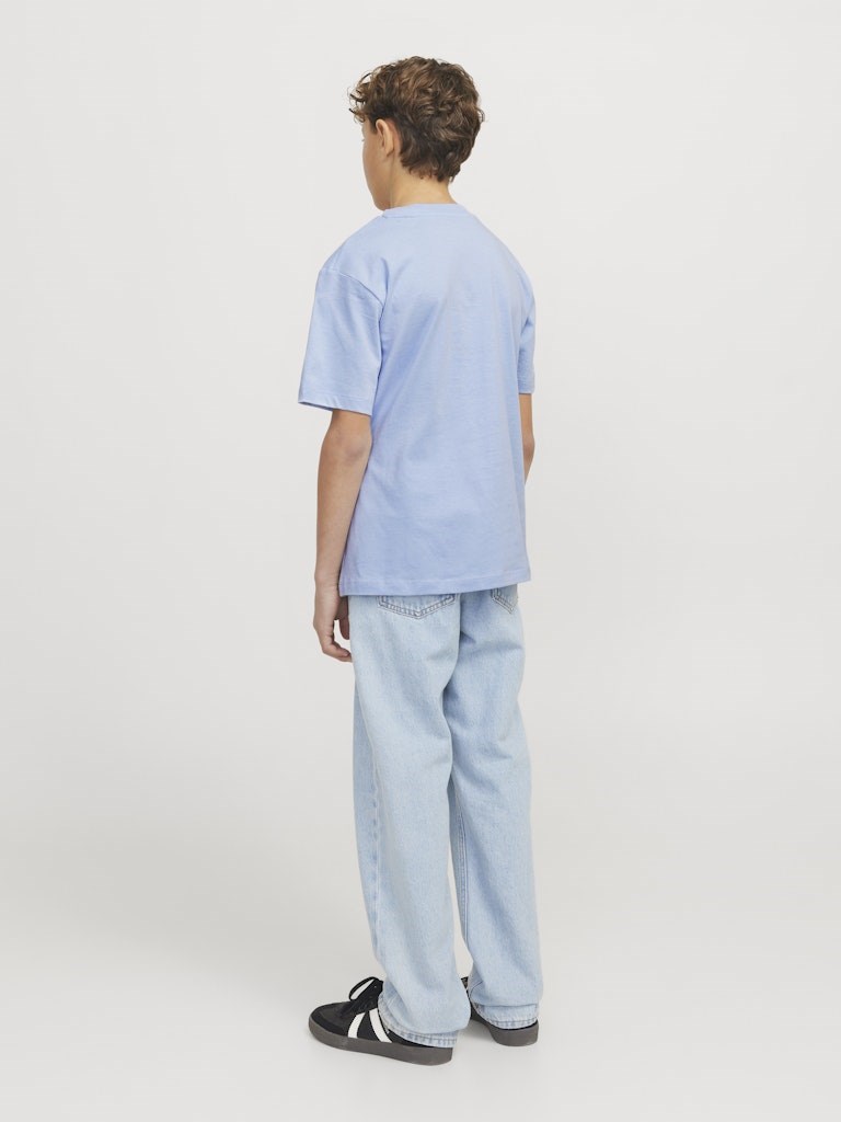Jack Jones Erkek Çocuk T-Shirt 12258924 Chambray Blue
