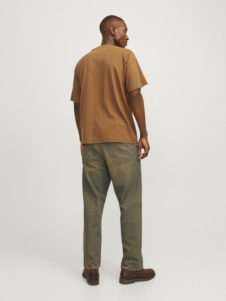 Jack Jones Erkek T-Shirt 12259357 Nuthatch