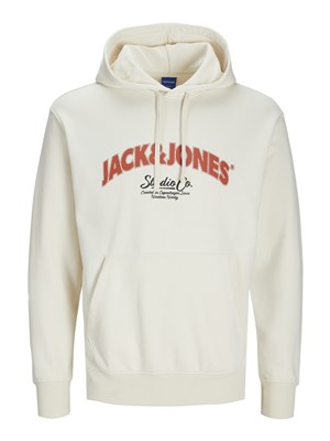 Jack Jones Erkek S-Shirt 12267584 Antique White