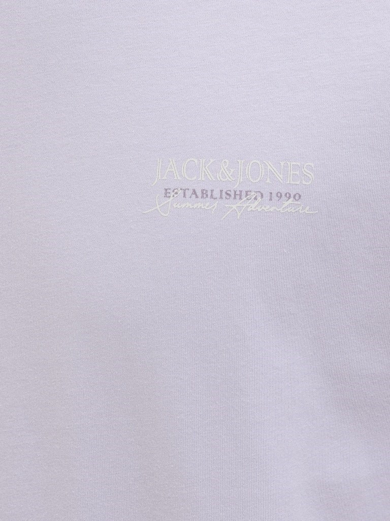 Jack Jones Erkek T-Shirt 12269372 Languid Lavender