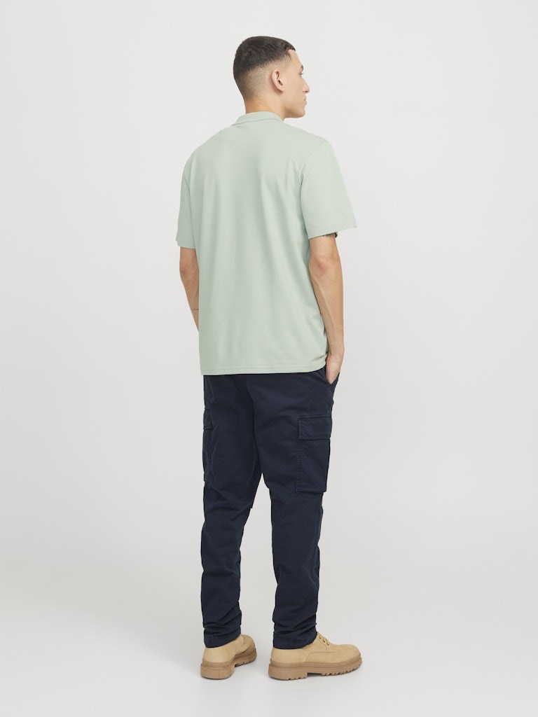 Jack Jones Erkek T-Shirt 12273127 Aqua Gray