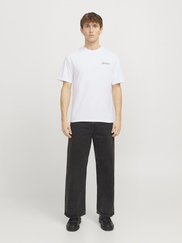 Jack Jones Erkek T-Shirt 12275012 White