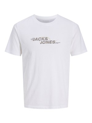 Jack Jones Erkek T-Shirt 12276408 Bright White