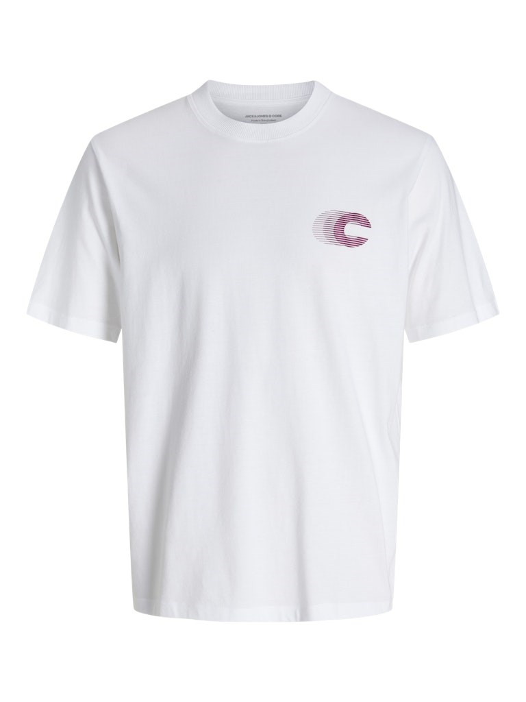 Jack Jones Erkek T-Shirt 12277746 Bright White
